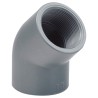 Колено резьбовое 45° ПВХ Hidroten 1002314, ВР/ВР, d1 1/4"
